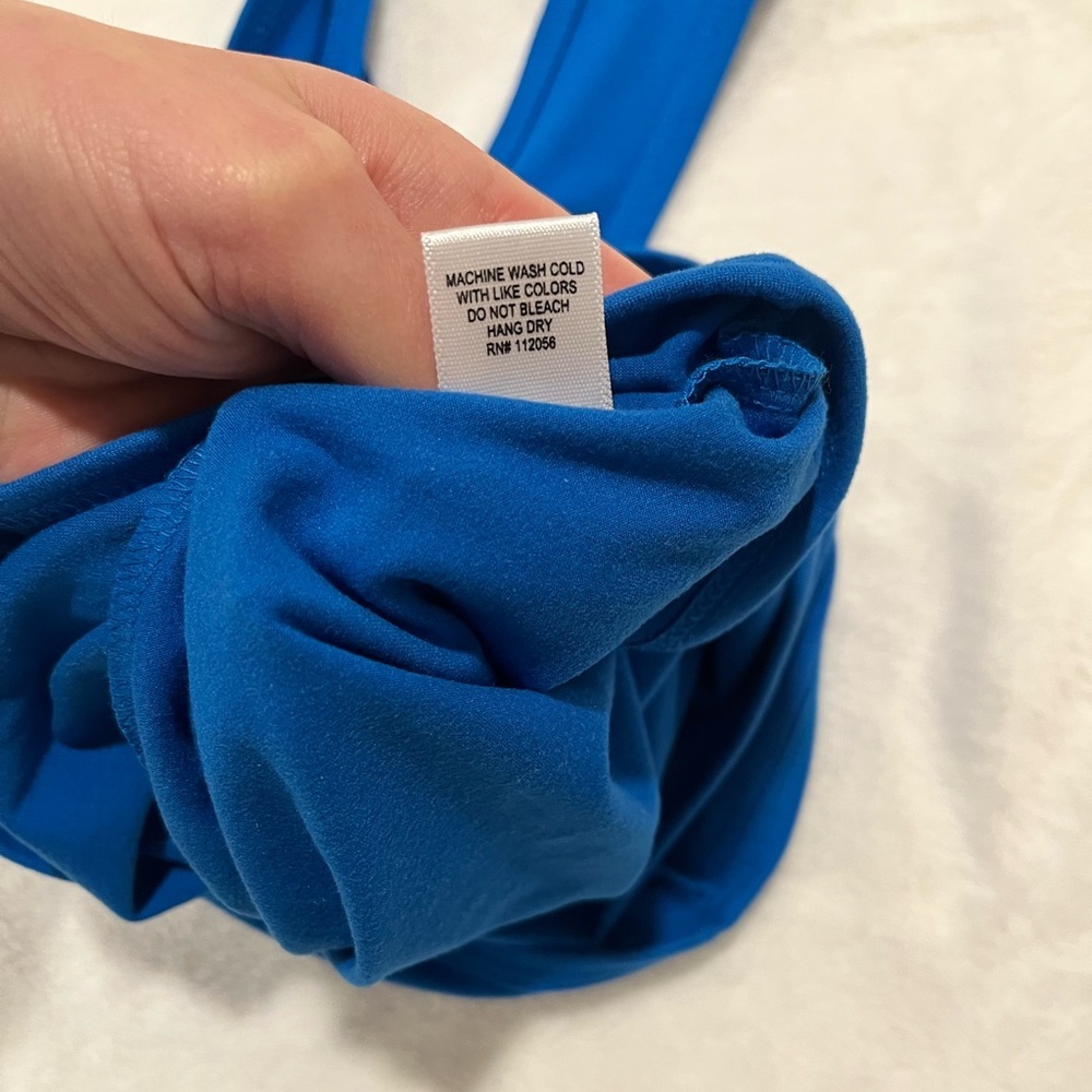 BRAND NEW Royal Blue Zenana Bodysuit - Size Medium - Picture 9 of 10